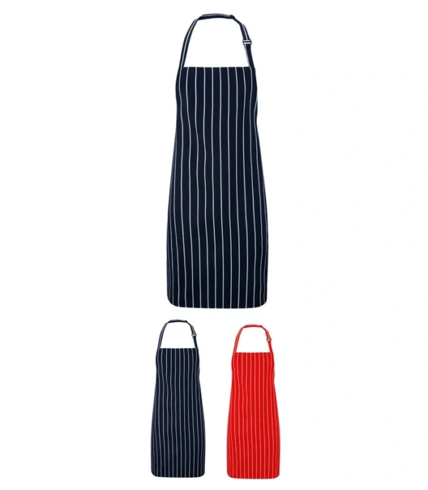 ORBIT FUSION CCAP1-STR  UNISEX STRIPED BIB APRON